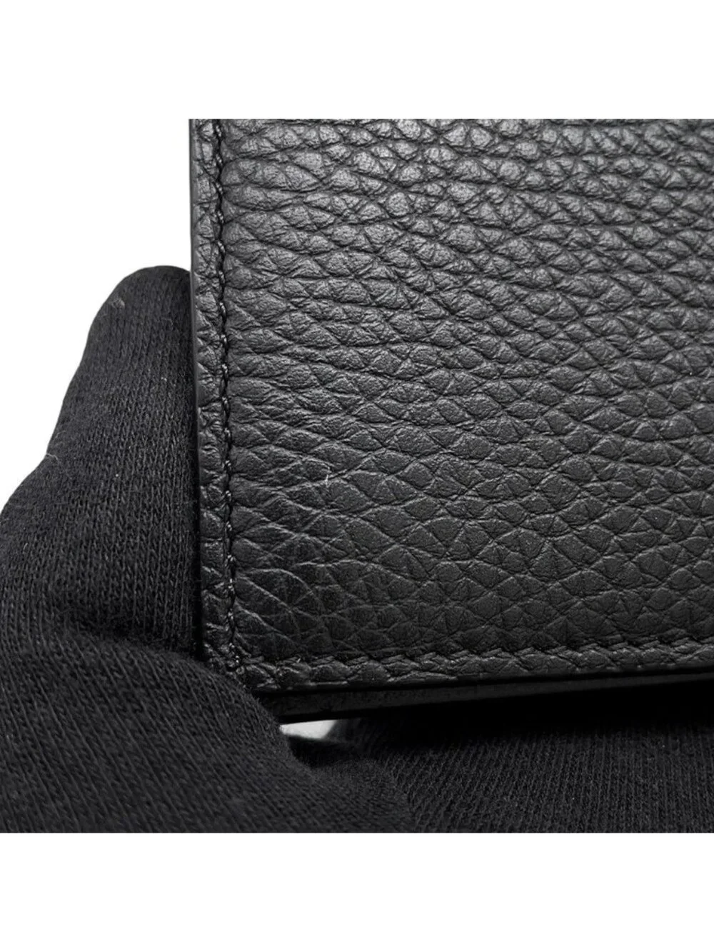 Loewe Bifold Wallet Coin Soft Grain Calf Leather Black